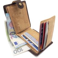 Portfel CLASSIC męski korkowy BRĄZ 11p - 4