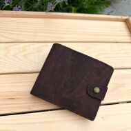 Portfel CLASSIC męski korkowy BRĄZ 11p - 8