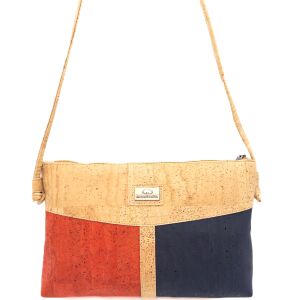Listonoszka crossbody COLORE korkowa 3p