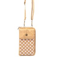 Listonoszka crossbody z paskiem MARGARIDA korkowa 8p - 2