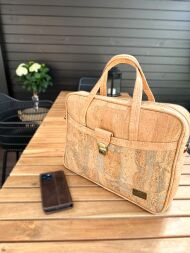 Torba na laptopa aktówka MARMORE korkowa 4p - 3