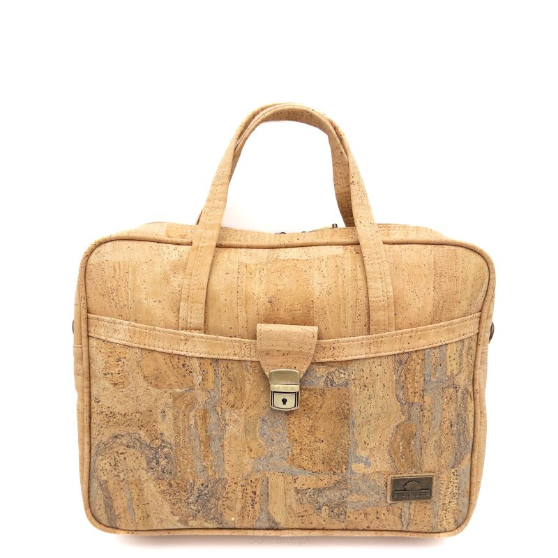 Torba na laptopa aktówka MARMORE korkowa 4p