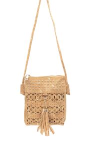 Listonoszka crossbody ORO korkowa 4p - 2