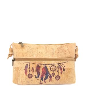 Listonoszka crossbody FOLK korkowa 4p