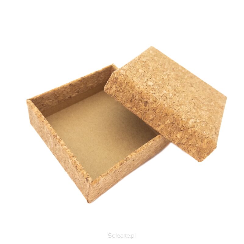 Ozdobne pudełko korkowe 8 cm