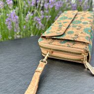 Kopertówka crossbody z paskiem FLORES korkowa 15p - 8