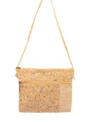 Listonoszka crossbody CONFETTI korkowa 2p - 3