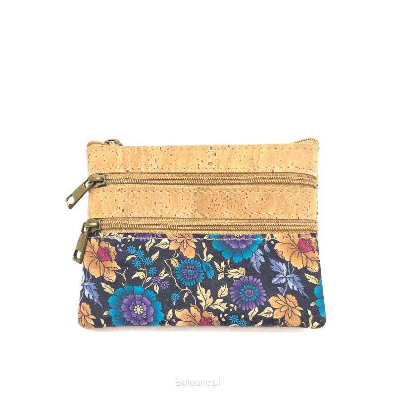 Portmonetka FLORES damska korkowa 3p
