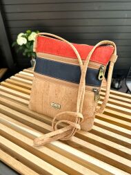 Listonoszka crossbody COLORE korkowa 4p - 3