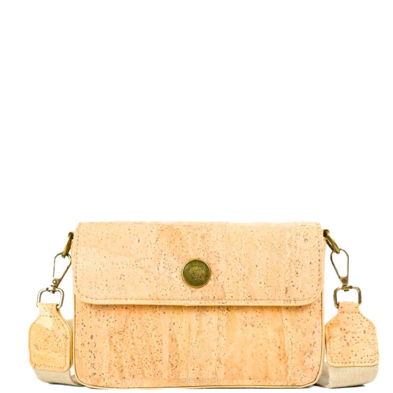 Torebka crossbody usztywniana CLASSIC korkowa 2p