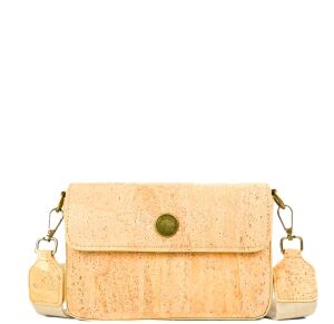 Torebka crossbody usztywniana CLASSIC korkowa 2p