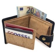 Portfel CLASSIC męski korkowy CZERŃ - 7