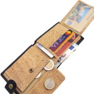 Portfel CLASSIC męski korkowy CZERŃ - 8