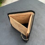 Portfel CLASSIC męski korkowy CZERŃ 11p - 10