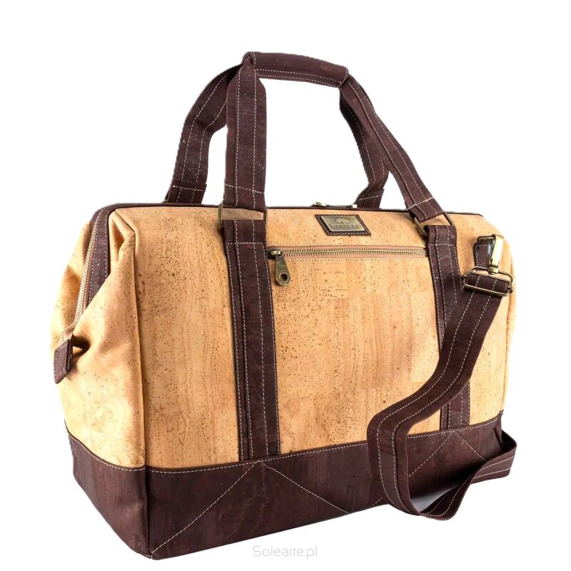 Torba podróżna i na siłownię CLASSIC korkowa 7p