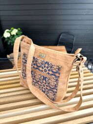 Listonoszka crossbody FOLK korkowa 6p - 3