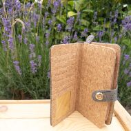 Portfel marmurkowy ORO damski korkowy 19p - 2