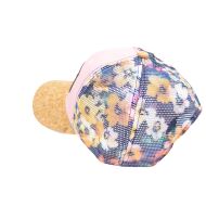 Czapka z daszkiem VENTURA korkowa kwiaty róż - 4
