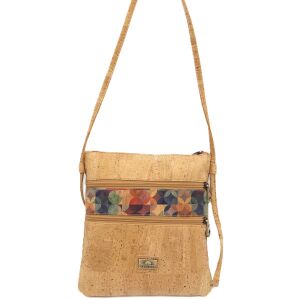 Listonoszka crossbody COLORE korkowa 4p