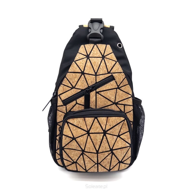 Plecak listonoszka crossbody MODERN korkowa 5p