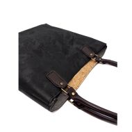 Torba shopperka CLASSIC korkowa czarna 2p - 2