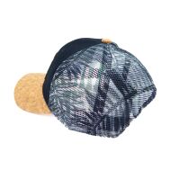 Czapka z daszkiem VENTURA korkowa czarna palma - 3