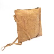 Listonoszka crossbody FLORES korkowa 3p - 3