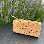 Portfel CONFETTI damski korkowy 12p - 2