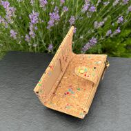 Portfel CONFETTI damski korkowy 12p - 6